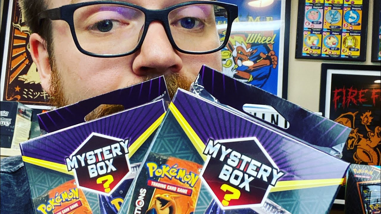 РАСПАКОВКА Mystery Box из Walmart!! POKEMON Mystery Box 2021!! Шанс 1 к 4 на ВИНТАЖНЫЙ ПАК!!