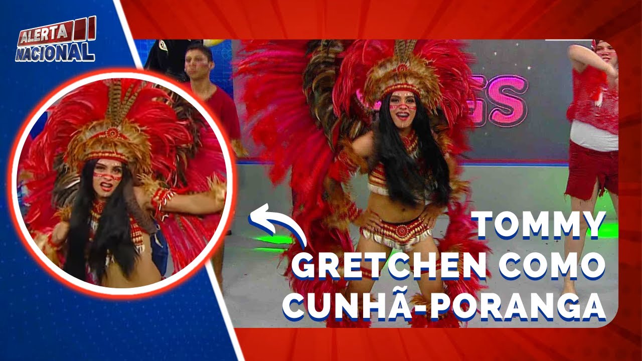 BATALHA DAS DRAGS: TOMMY GRETCHEN COMO CUNHÃ-PORANGA DO BOI-BUMBÁ