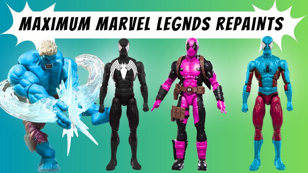 Скоро появятся новые раскраски фигурок Marvel Legends!