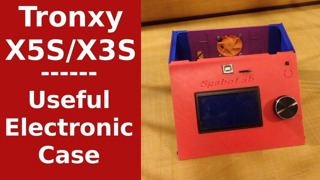 Tronxy X5S / X3S New Useful Electronics Case - Melzi v2.05 - Sub EN