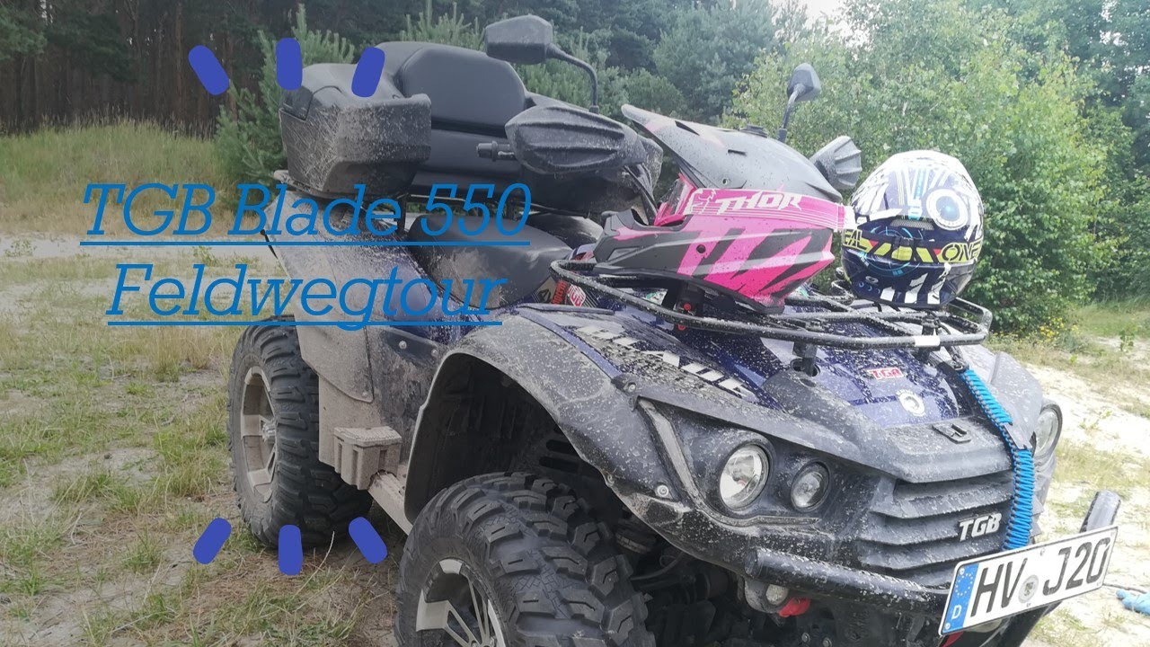 🔴TGB Blade 550// Feldwegtour// Wasserdurchfahrt🔴