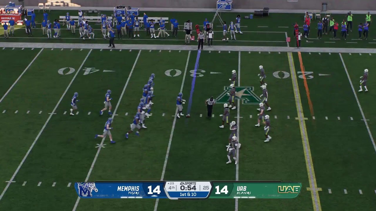 EA Sports College Football 26 Week 8 Memphis Tigers Vs UAB Blazers
