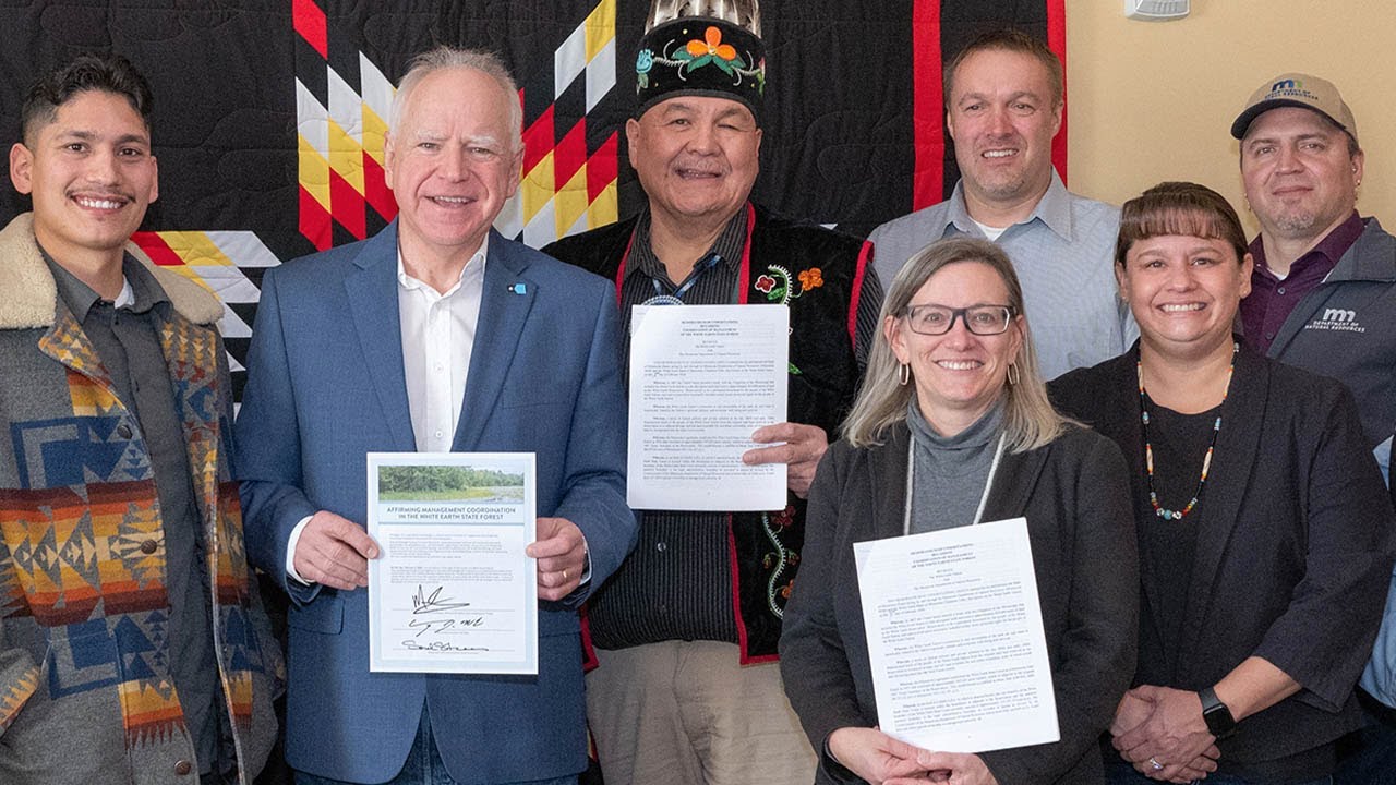 Minnesota DNR, White Earth Nation Sign MOU on Natural Resources Management | Lakeland News