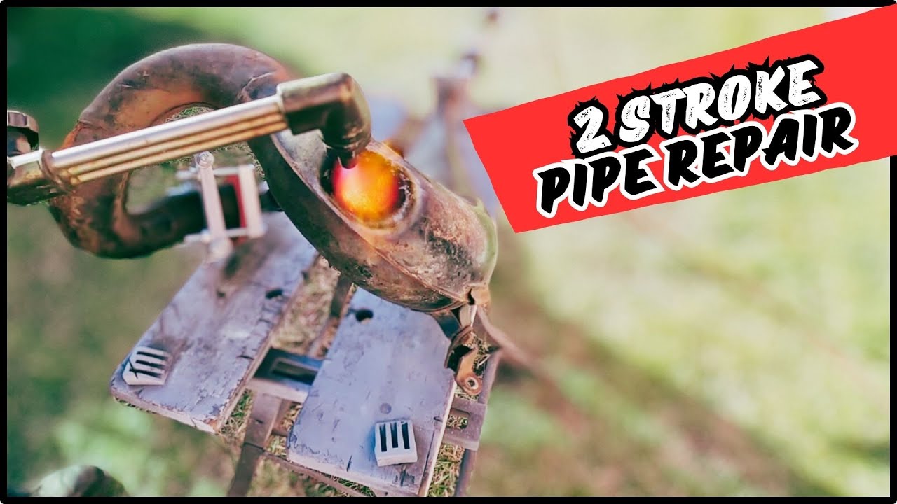 Two Stroke Pipe Dent Removal. 1983 Yamaha IT 175