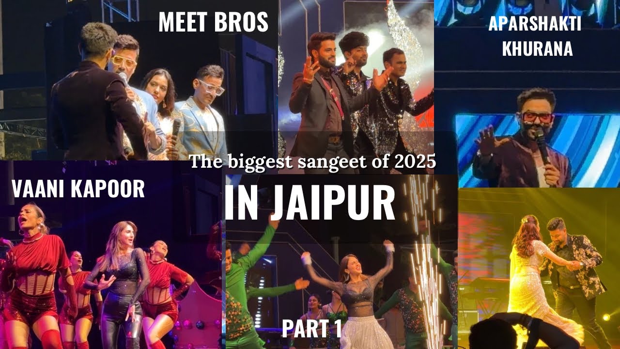 The biggest sangeet of 2025 in Jaipur !!💃| Bollywood Night | Part 1 | Yash Tanwar !!