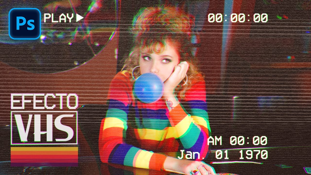 Efecto Retro VHS en Photoshop