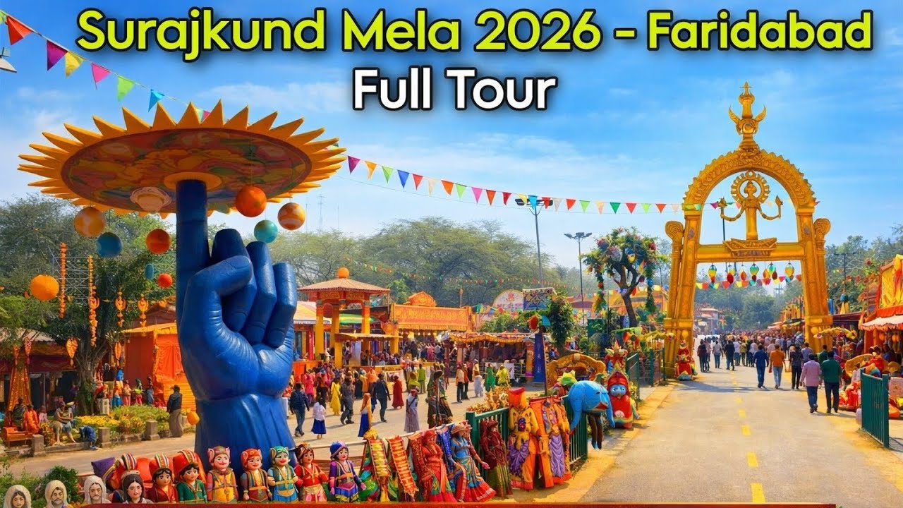 Surajkund mela 2026 in Faridabad | surajkund mela vlog Part - 1 