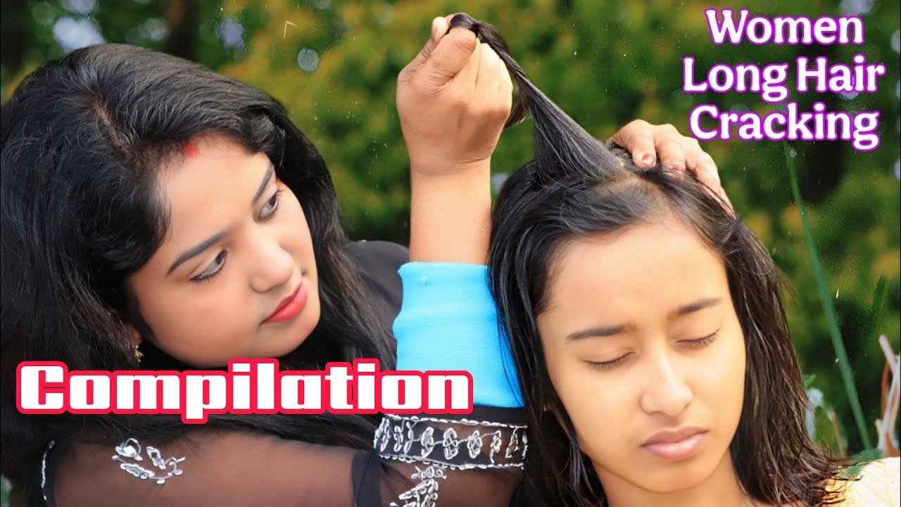 Female Massage Compilation |Relaxing Oil Head MASSAGE | Neck Cracking | Hiar Cracking | ASMR