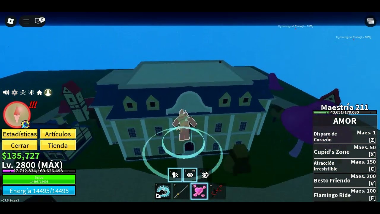 juego blox fruits con test