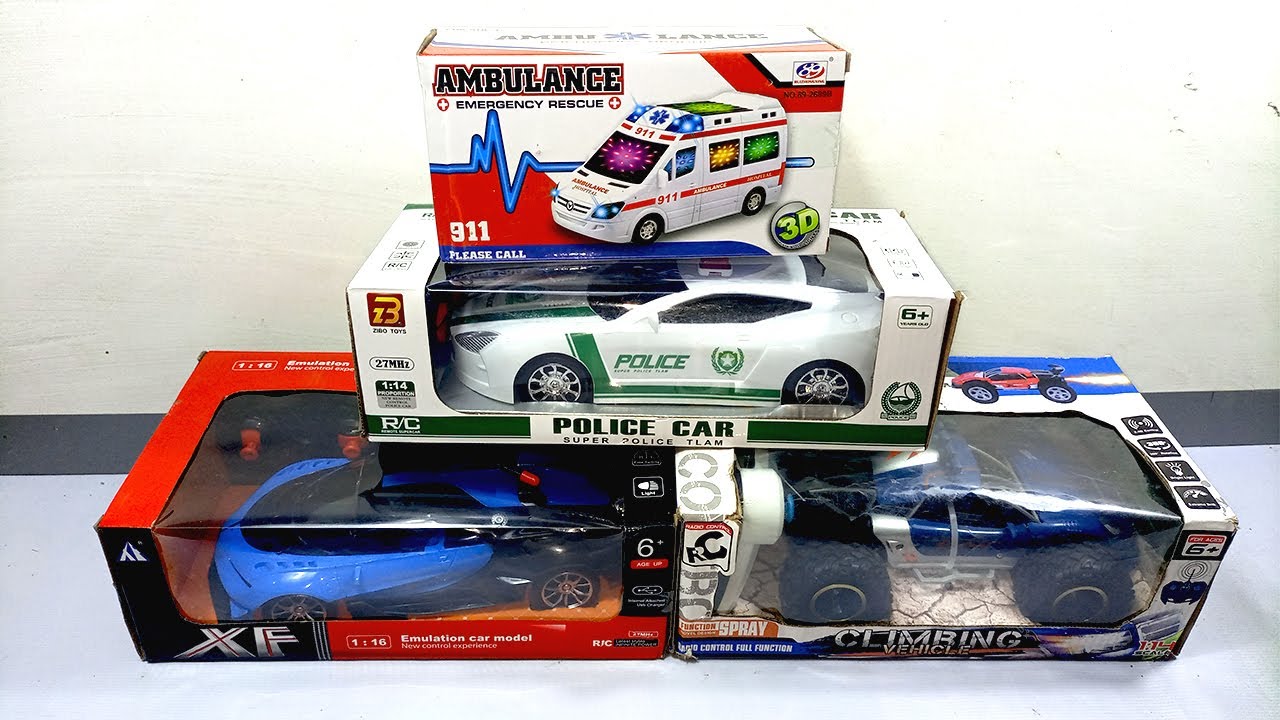 Unboxing city transportation RC trucks,RC Mixer Truck,Water Tank Vehicle,Avengers RC Car