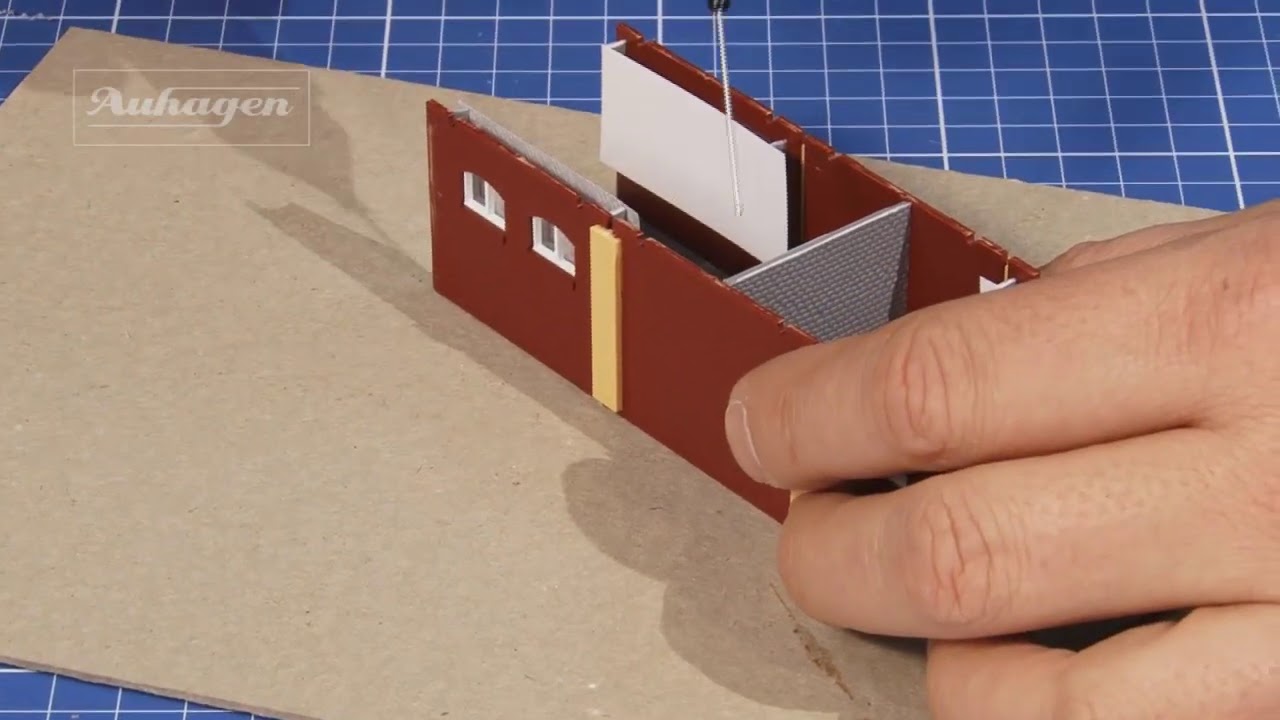Auhagen Modellbautipp Baukastensystem Übergang zwischen zwei Gebäuden
