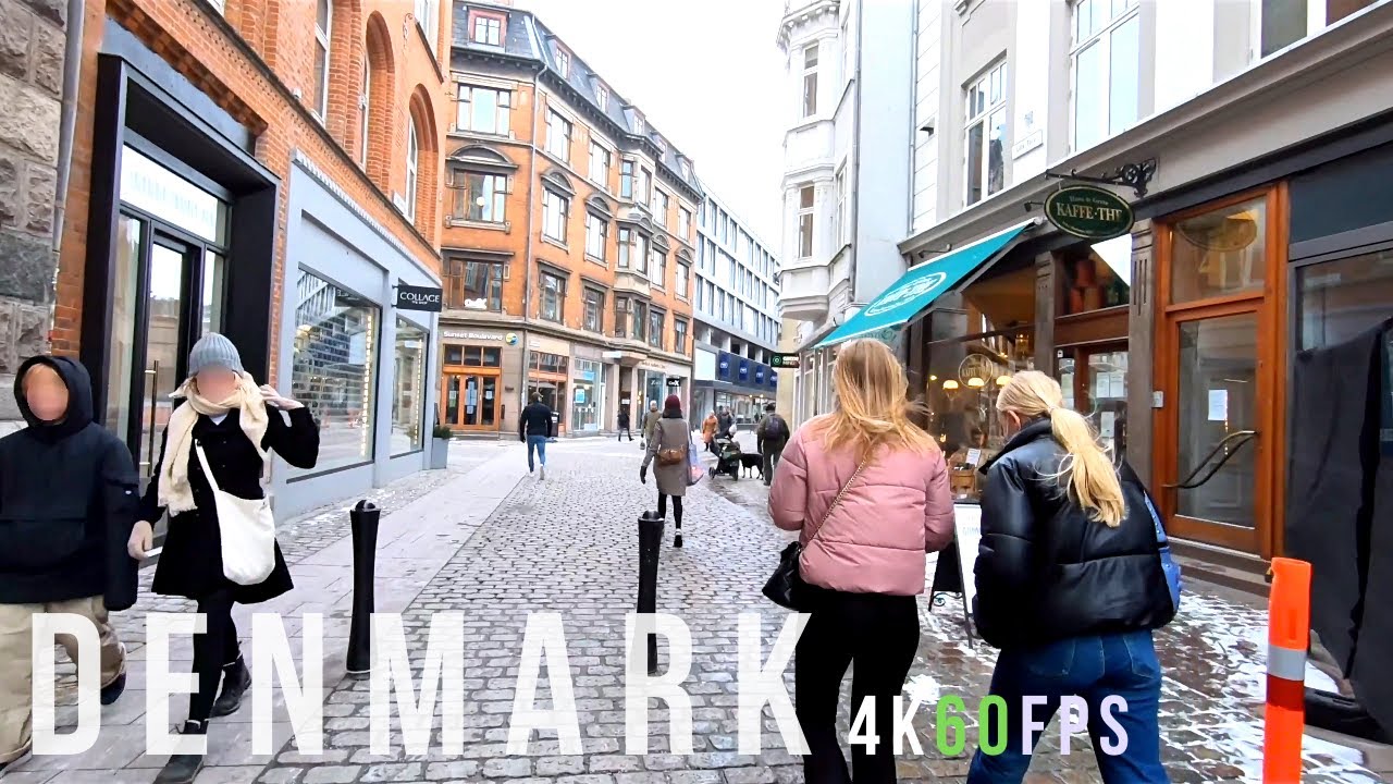 Historic Walking Tour Denmark 2021 🇩🇰 I Latin District Denmark 4K I 丹麦城市 explore Denmark