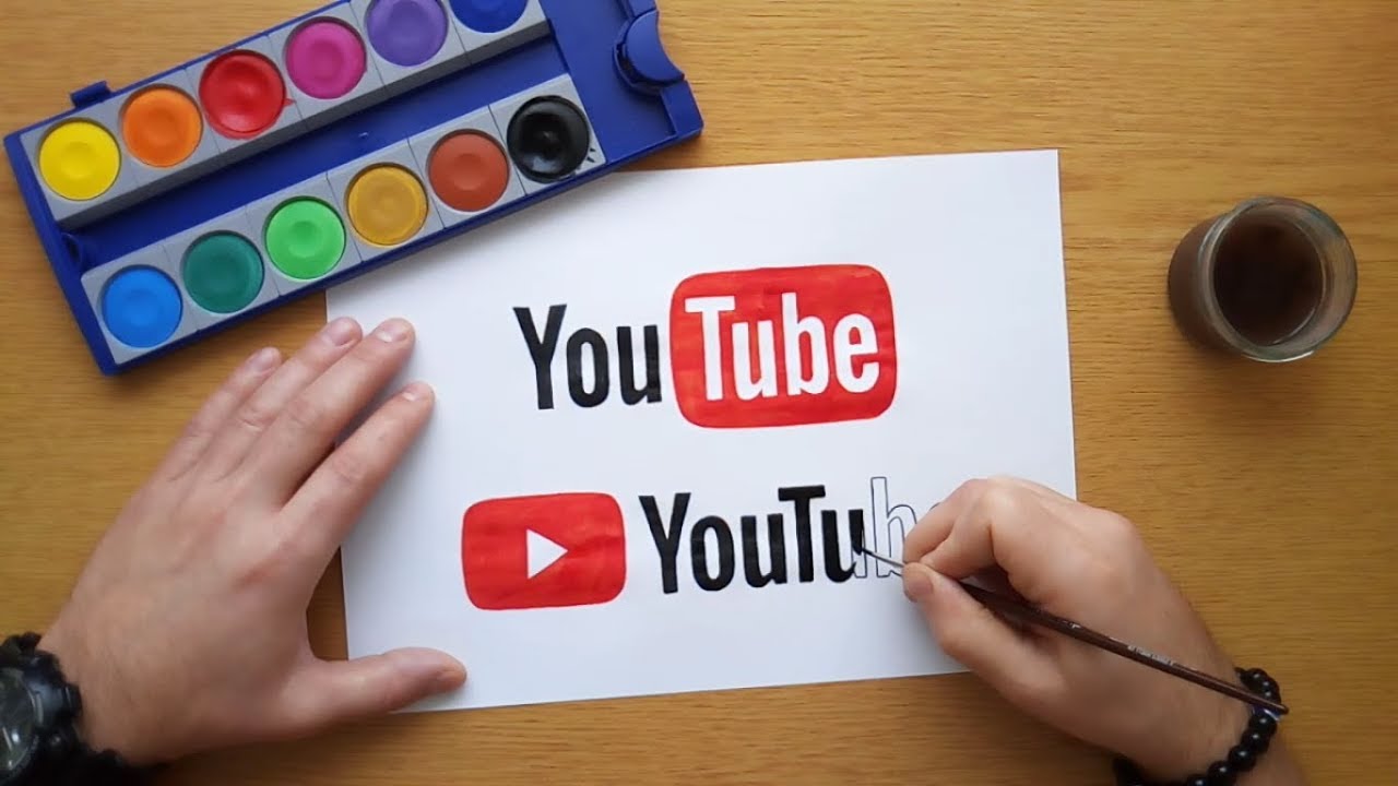 How to draw YouTube logos - Old vs. New YouTube logo
