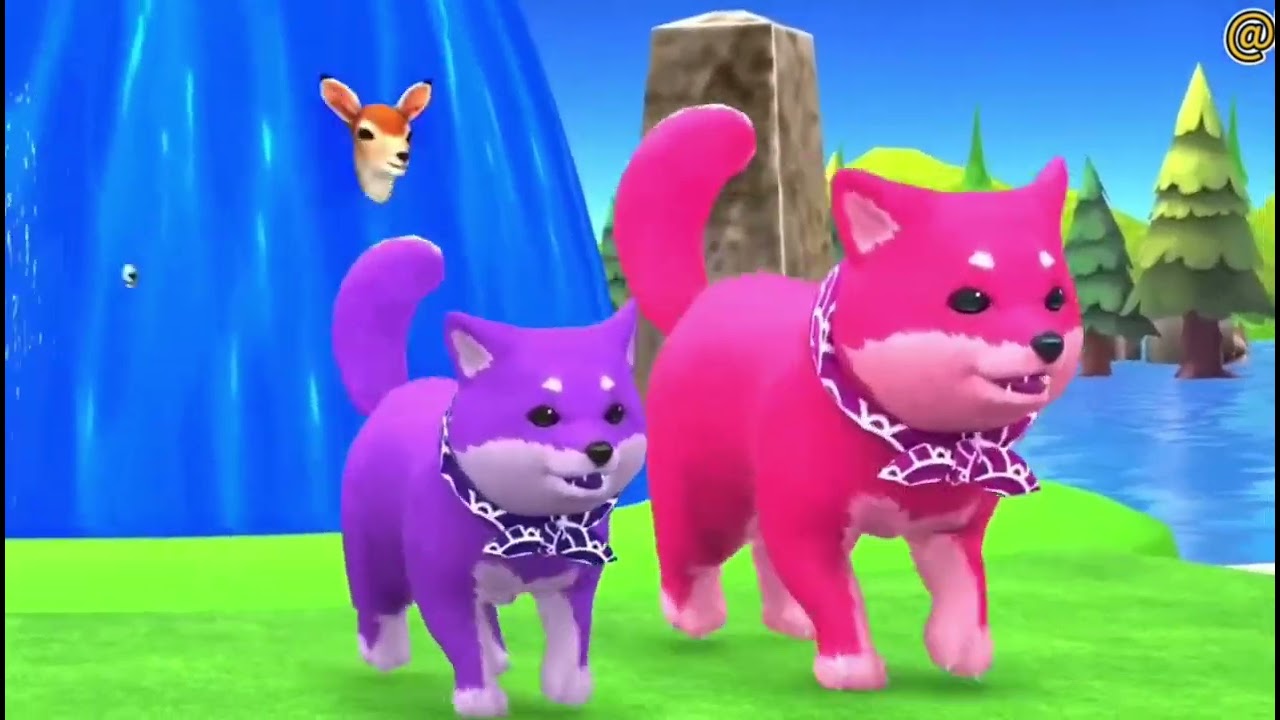 Epic 3D Animal Slide Game: Cow, Elephant, Gorilla, Hippo & Tiger Adventures!