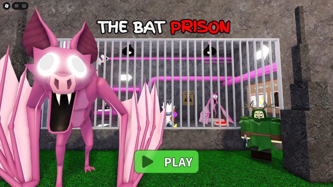 ROBLOX : 99 NIGHTS IN FOREST BAT PRISON RUN ! OBBY NEW