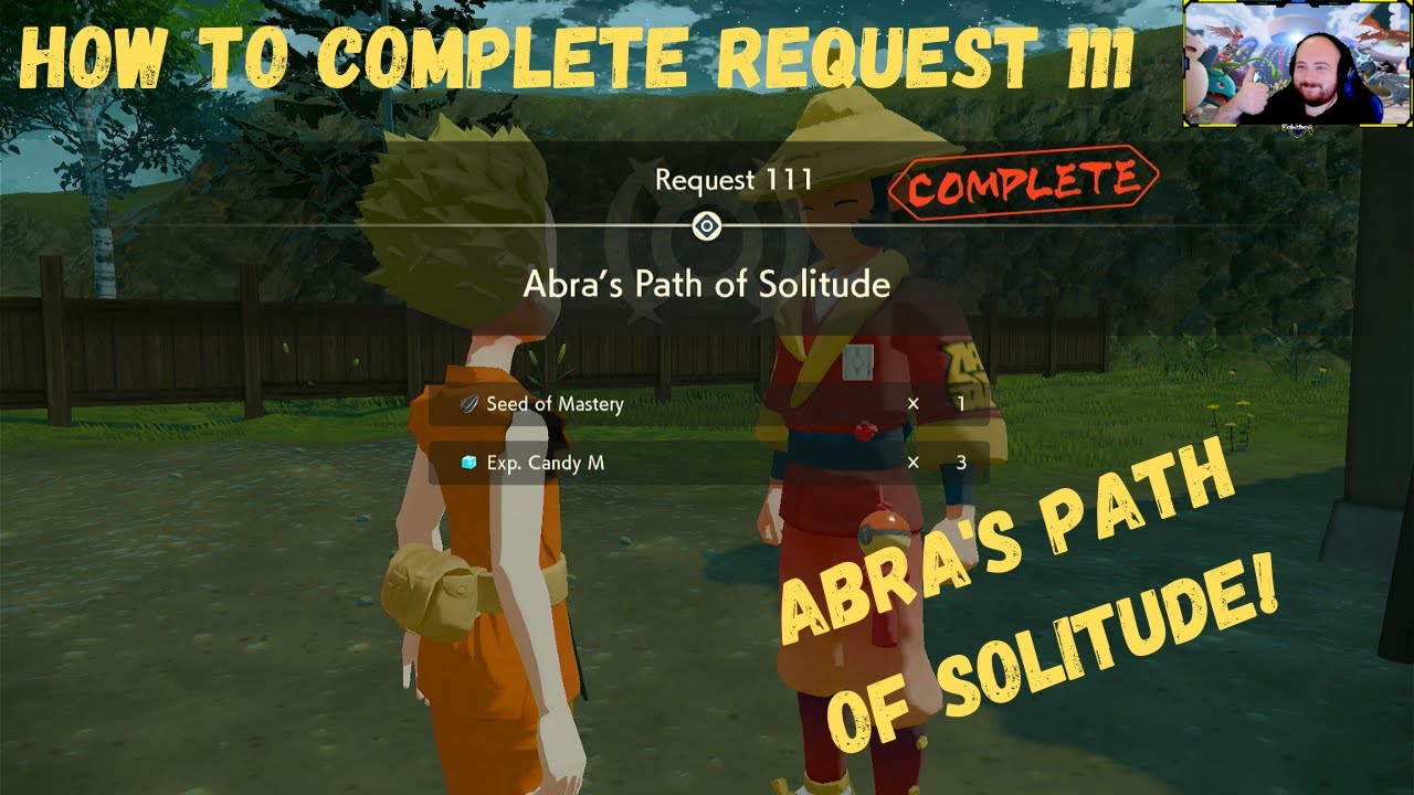 How to Complete Request 111 EASY: Abra's Path of Solitude - Pokemon Legends: Arceus