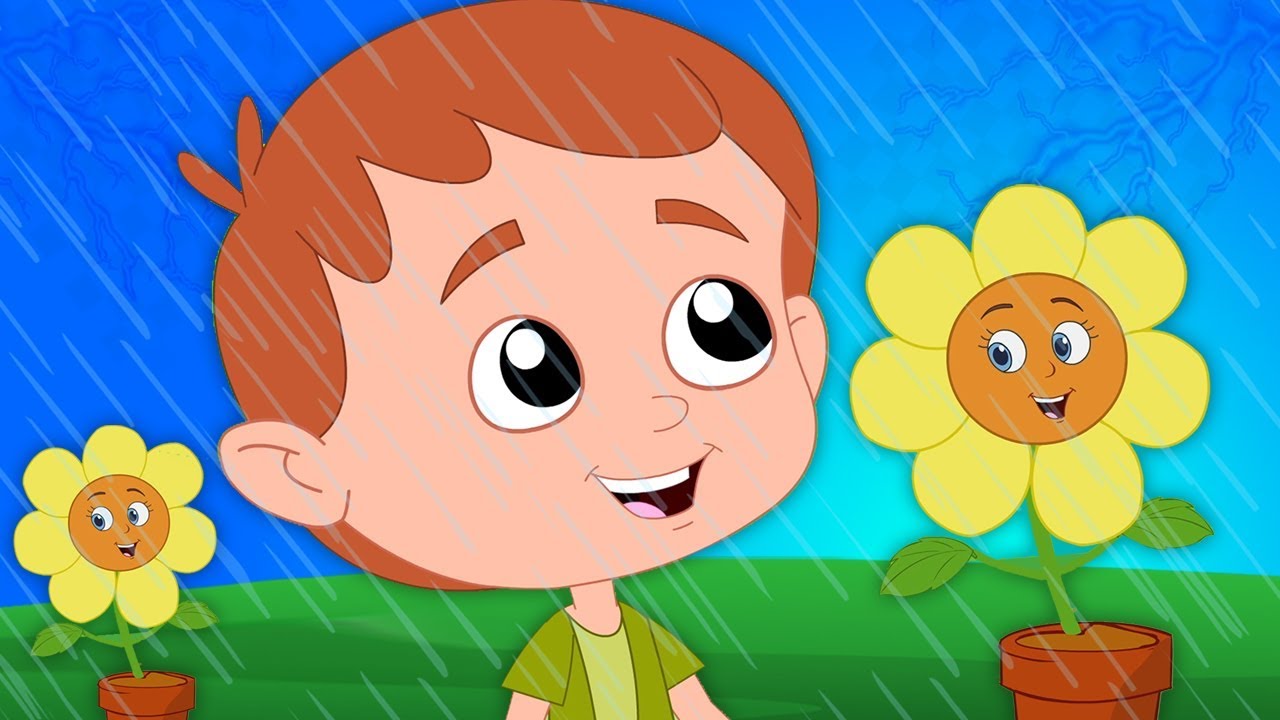 Regen Regen geh weg | Deutsche Kinderlied | Kinderreime für Kinder | Regenlied | Rain Rain Go Away