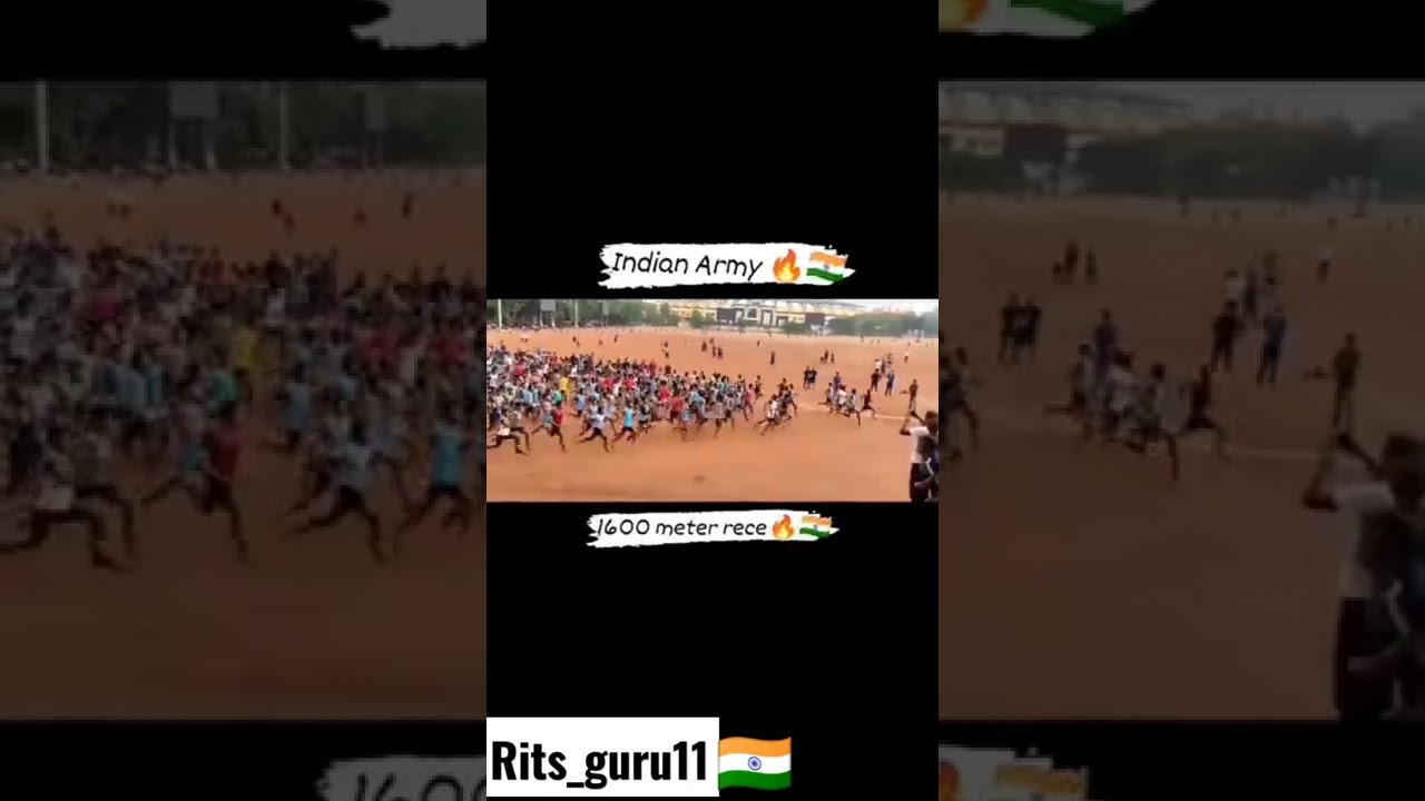 आर्मी भर्ती 1600 मीटर दौड़ | Running viral video | agniveer | #shorts #army
