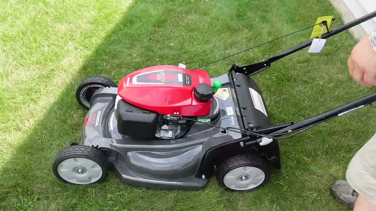 Распаковка и настройка Honda HRX217VKA