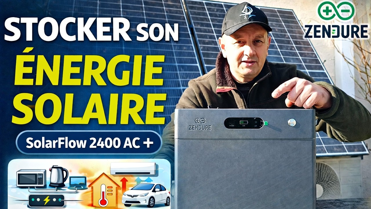 Zendure SolarFlow 2400 AC+ : la solution pour stocker et utiliser son énergie solaire intelligemment