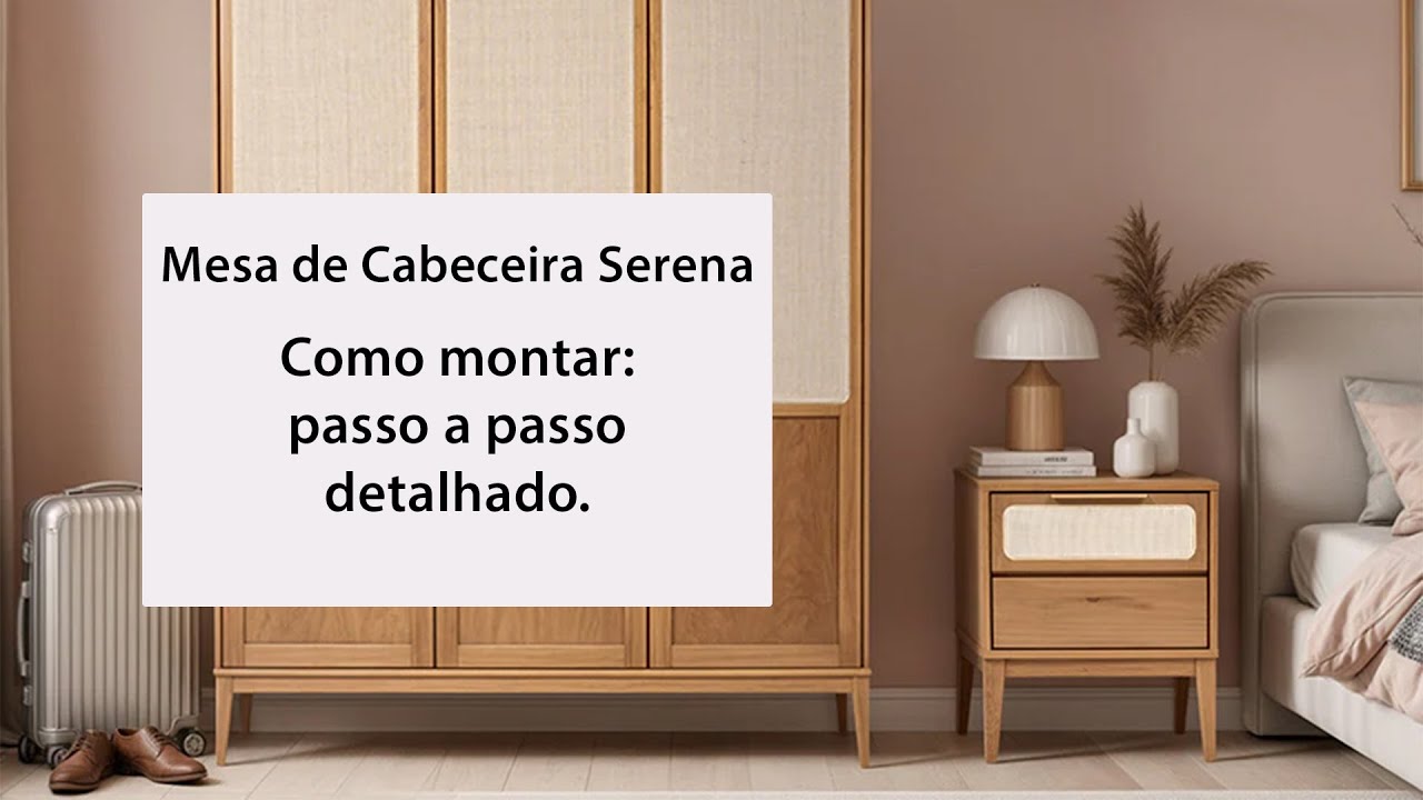 A Mesa de Cabeceira Serena traduz o equilíbrio entre a força e a delicadeza dos detalhes naturais.