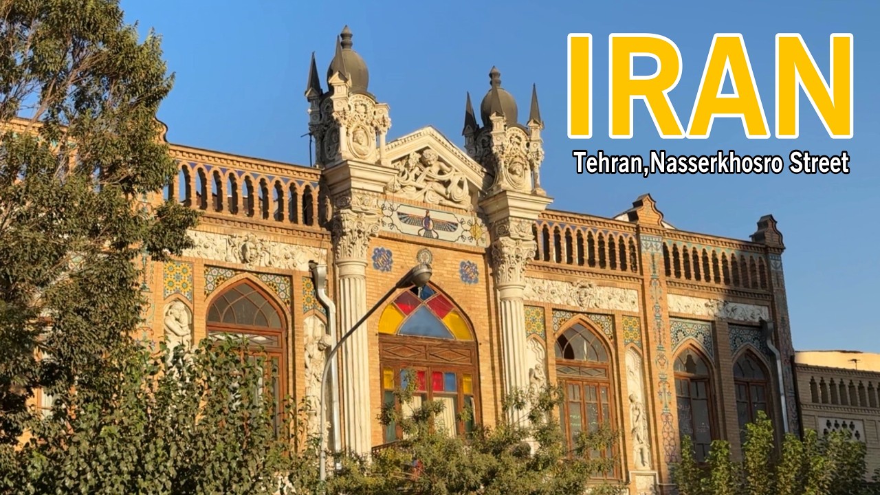 Nasser Khosrow Street Adventure: The Heart of Old Tehran! | IRAN Walking Tour🇮🇷