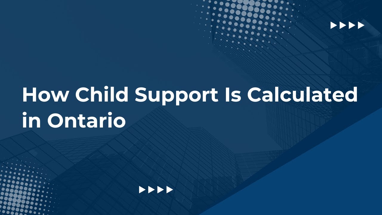 How Child Support Is Calculated in Ontario | Family Law Lawyer Leslie Haddock