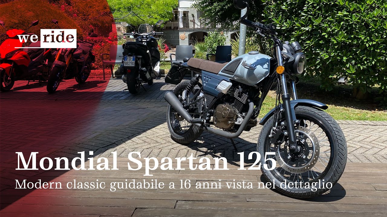 Mondial Spartan 125 | Modern classic guidabile a 16 anni vista nel dettaglio