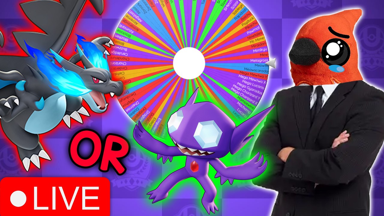 chat picks my Pokemon from a wheel in UNITE | !index !discord !avatars