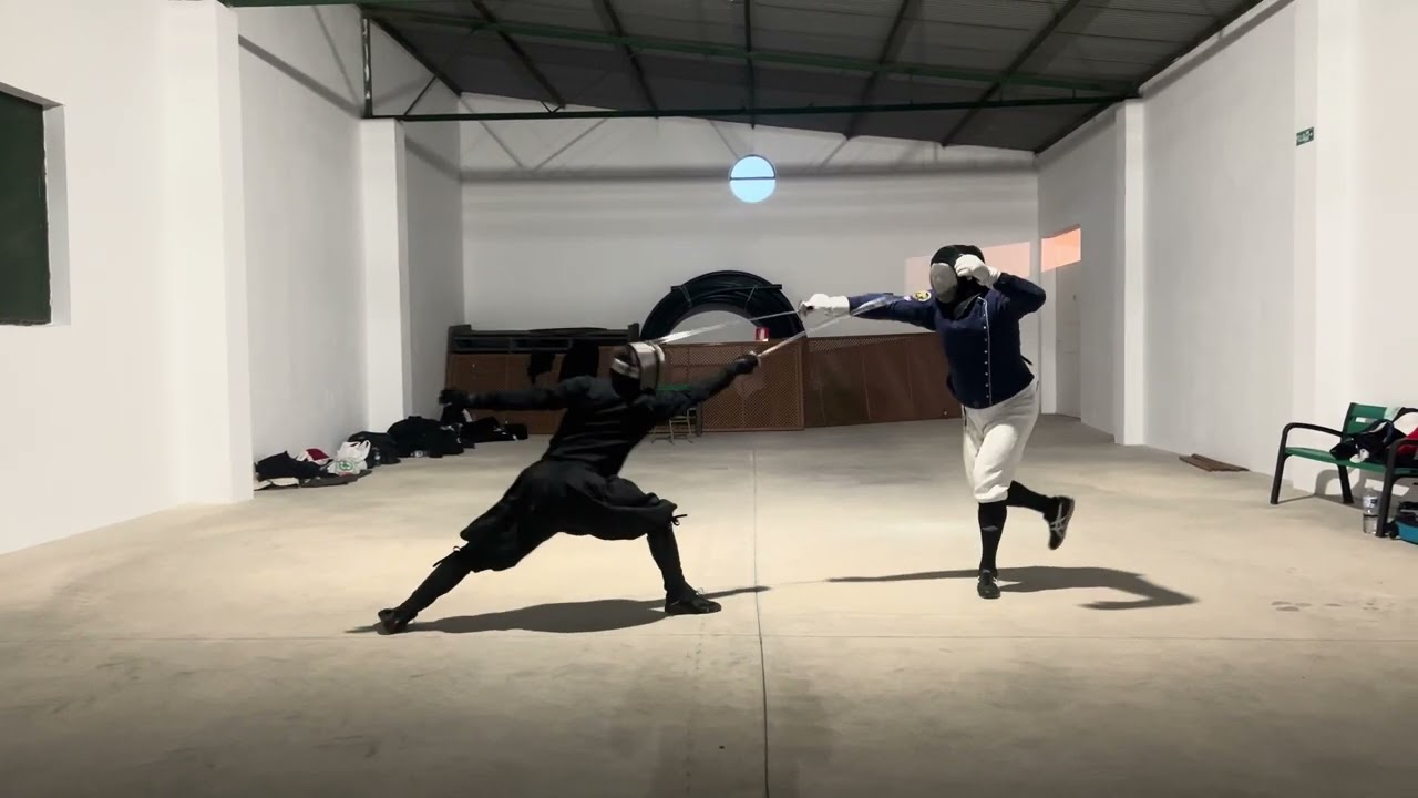 Smallsword Sparring - David Pascal (Academia da Espada) vs Rui Ferreira (Espada Negra)