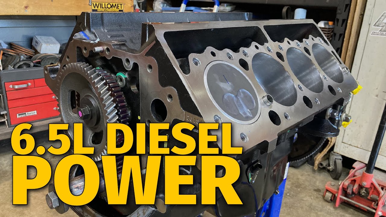 Получите крутящий момент Duramax от дизельного двигателя 6.5 л. Как сделать кованый 6.5 л. для ра...