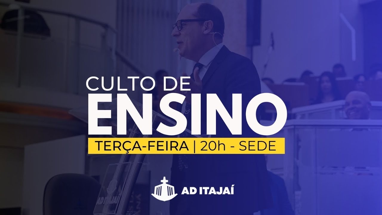 CULTO DE ENSINO ÀS 20:00H