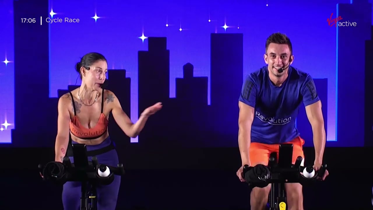 Cycle Race by Virgin Active Revolution w/Enrica & William
