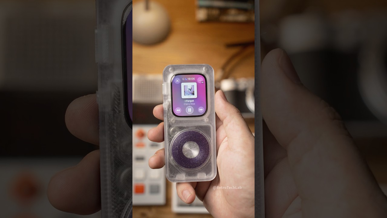 turned my Apple Watch into an iPod because&hellip; nostalgia hits different.  #diy #ipod #nostalgia