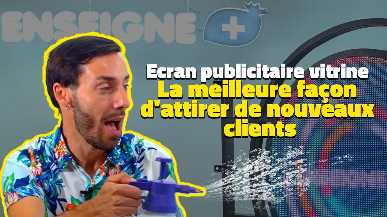 ⚡️Ecran publicitaire vitrine ⚡️ - La meilleure façon d'attirer de nouveaux clients