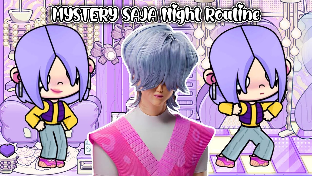 MYSTERY SAJA Night Routine💜🤍| Avatar World | Pazu