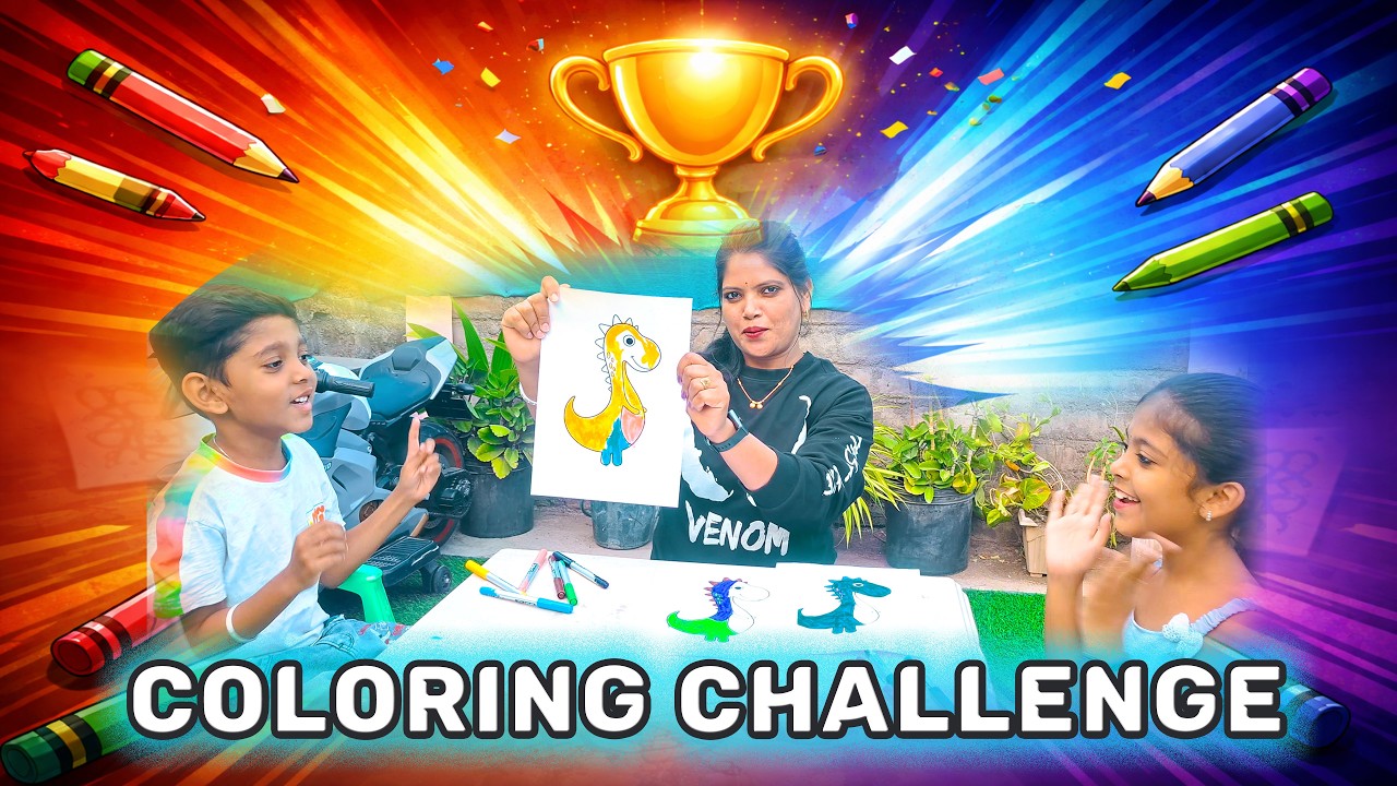 👉 3 Min Coloring Challenge – Unexpected Winner! 😱🎨