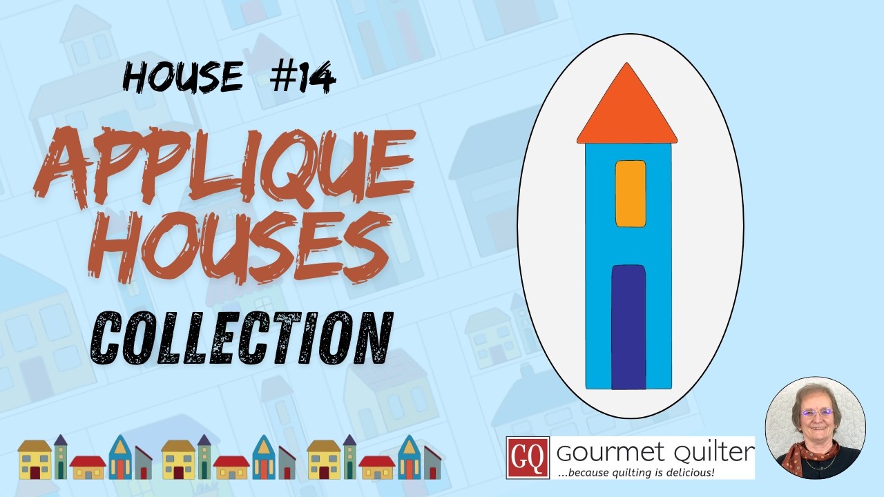 Houses  -  Applique 14 - Tasty Treats 2020