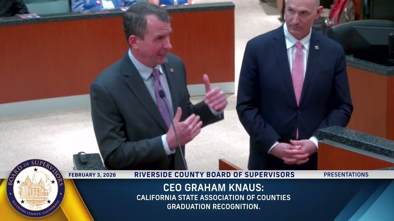 Выпускная церемония Ассоциации округов штата Калифорния (2-3-26)