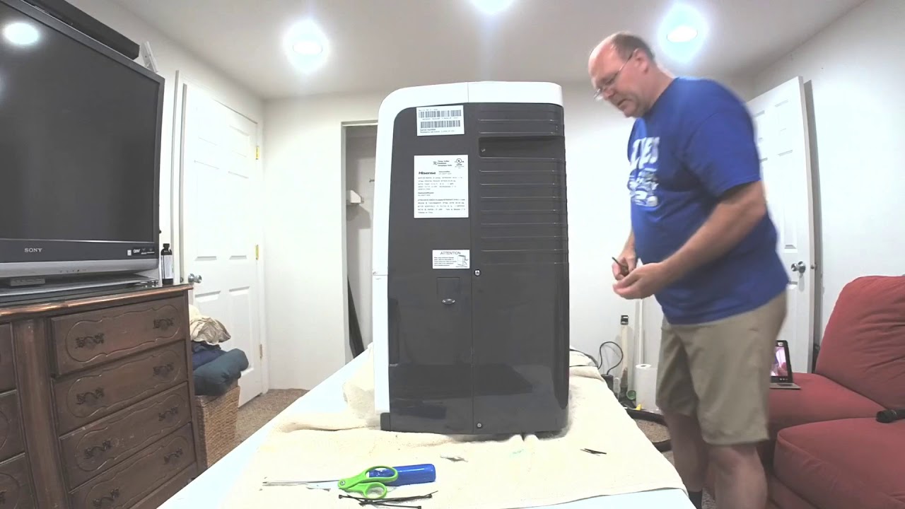 Reassembling a Hisense dehumidifier and testing Part 4