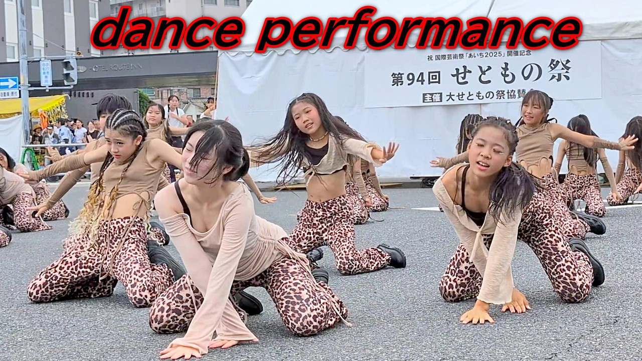 大人数のかわいいダンサーは圧巻/dance performance