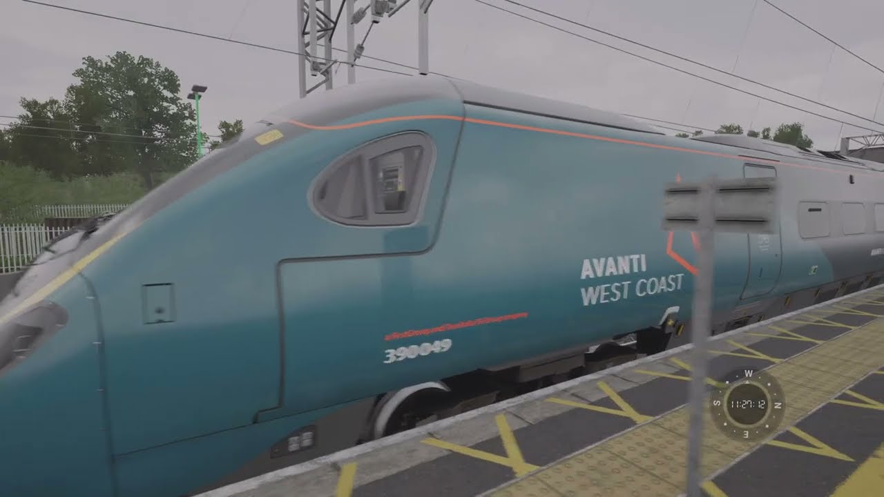 TSW5: Class 390 Pendolino safety systems cab setup and run to London Euston from Milton Keynes