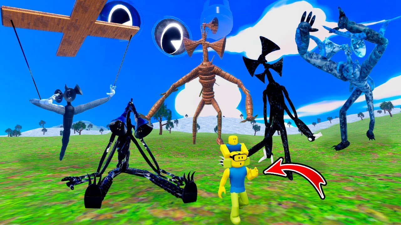 ENCONTRÉ A LA FAMILIA BEBÉ DE SIREN HEADS en Roblox