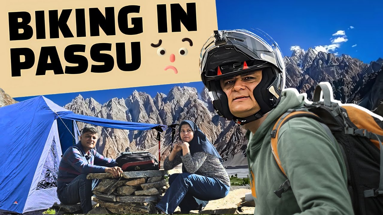 I Camped Alone at Passu Cones – Epic Ride Through Hunza Valley
