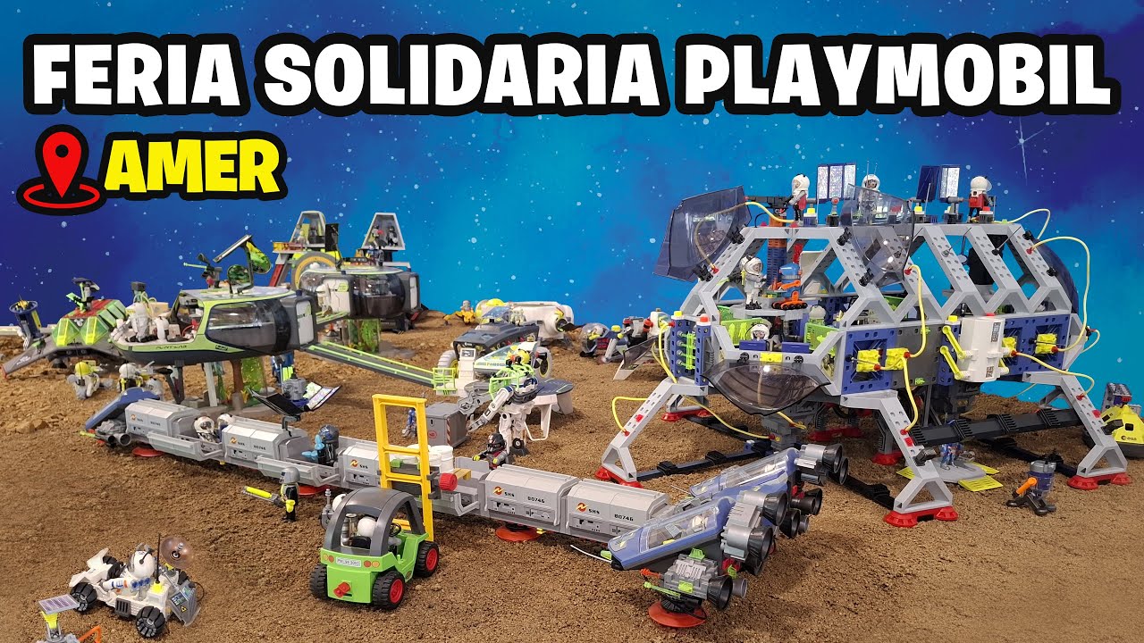 📽🎞 ¡NO TE LO PIERDAS! Playmobil Solidario en AMER by Clicks Girona👏
