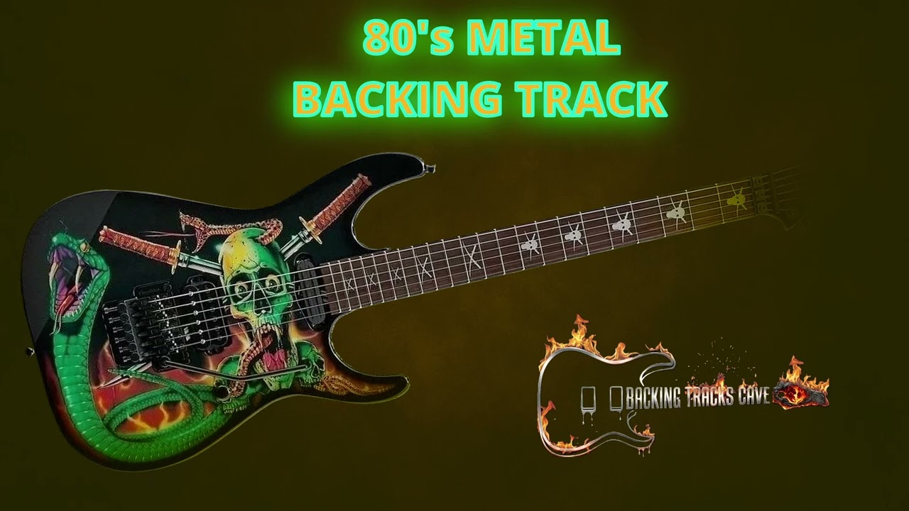 80's Metal Backing Track [ Eb minor 120 BPM ]