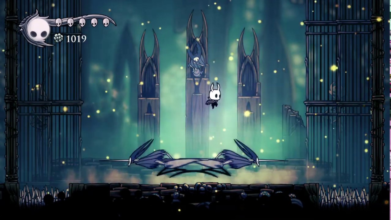 Hollow Knight - Boss 3 _-_   Lordes Louva Deus / Mantis Lords - Steel Soul Mode / Speedrun