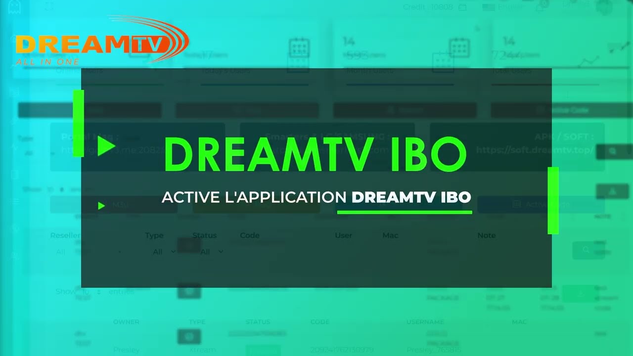 Active Application Dreamtv Ibo