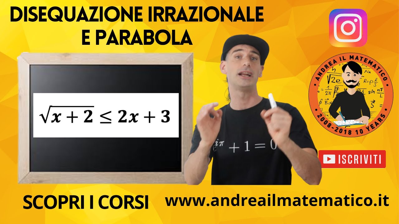 DISEQUAZIONE IRRAZIONALE E PARABOLA