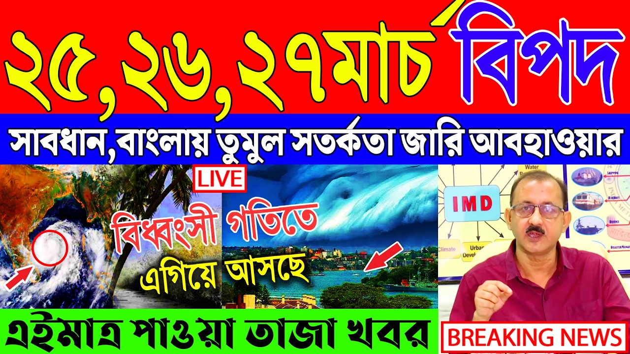 Ajker Abohar Khabar | Weather Report Today | Weather Update Today West Bengal | Kolkata Weather